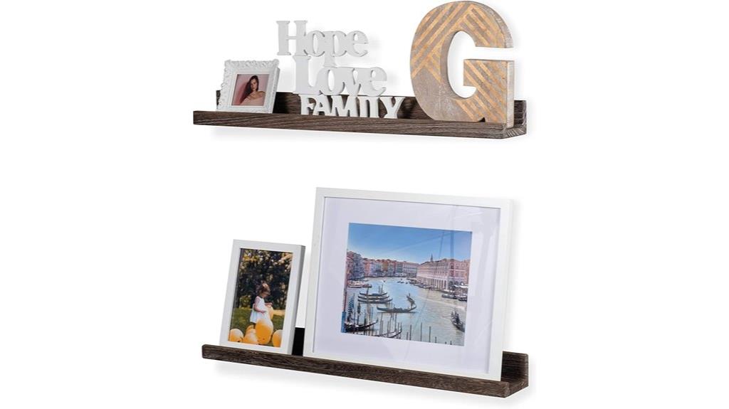 rustic wall mount ledges