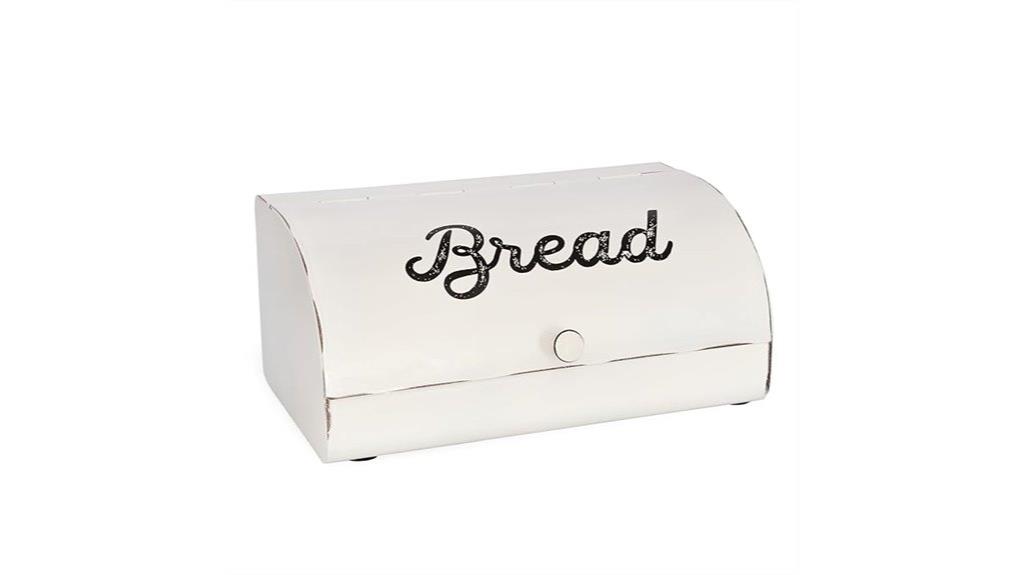 rustic white bread storage