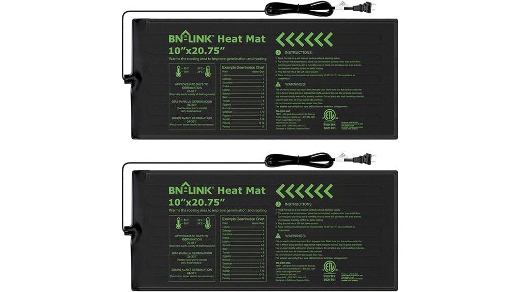 seedling heat mat set