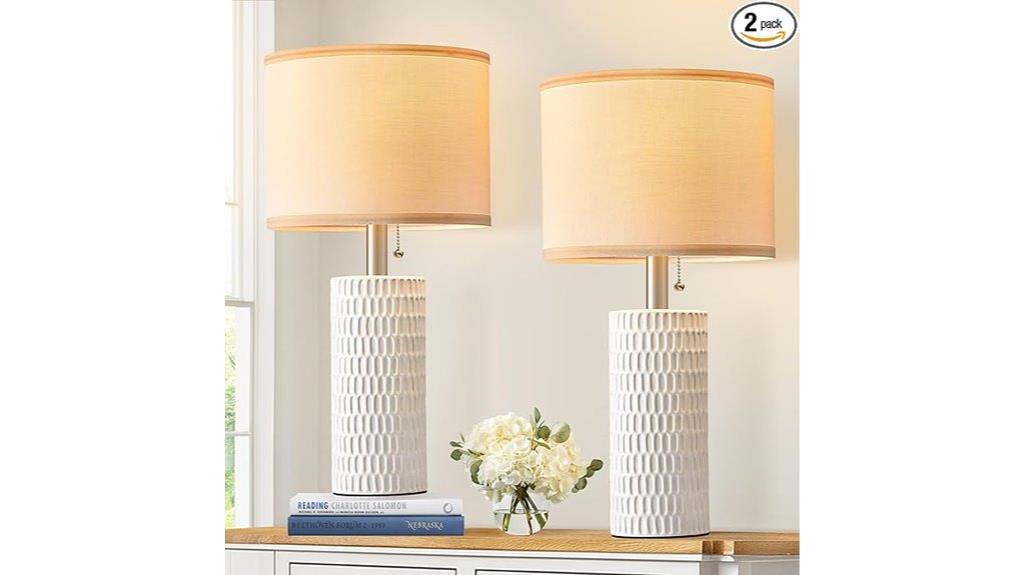 set of 2 living room lamps