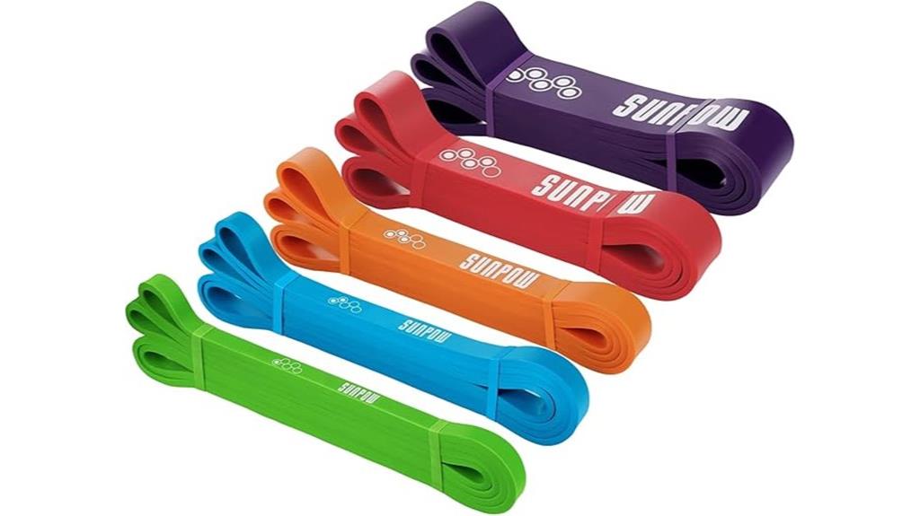 set of 5 resistance bands