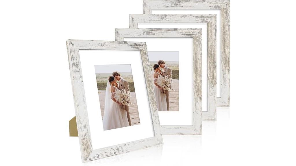 set of four picture frames