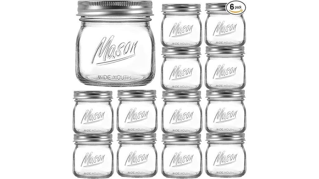 set of twelve jars