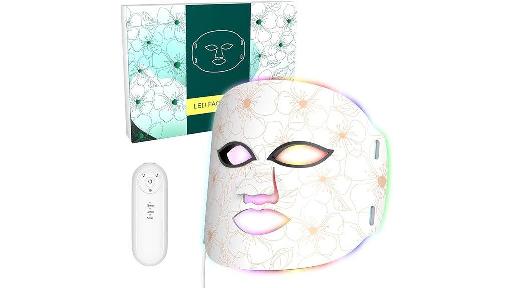 seven color led face mask