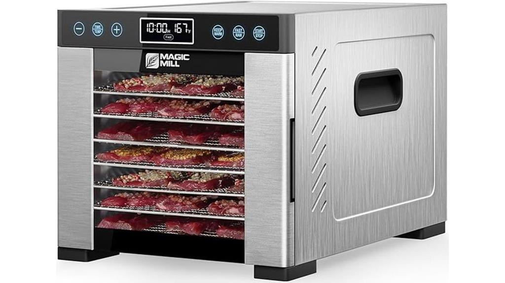 seven tray stainless dehydrator