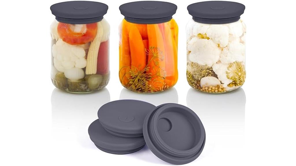 silicone mason jar lids