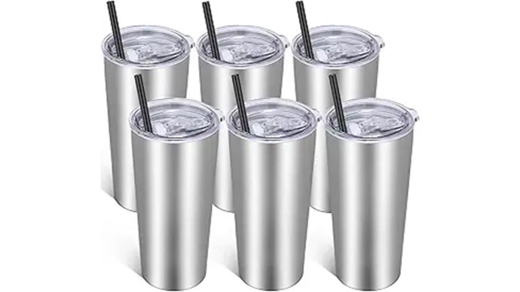 six pack 20oz tumblers