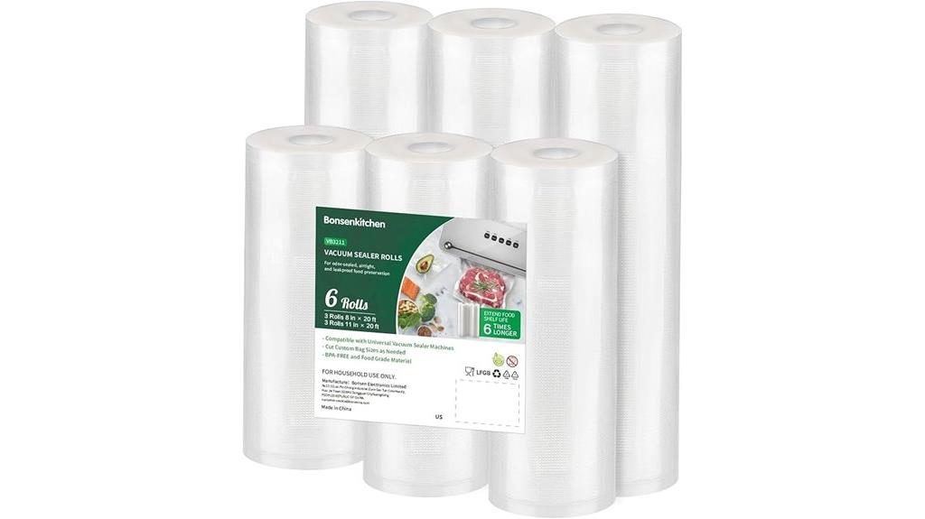 six pack vacuum sealer bags