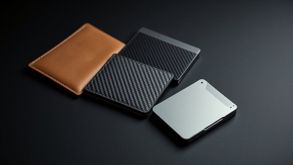 slim stylish minimalist wallets
