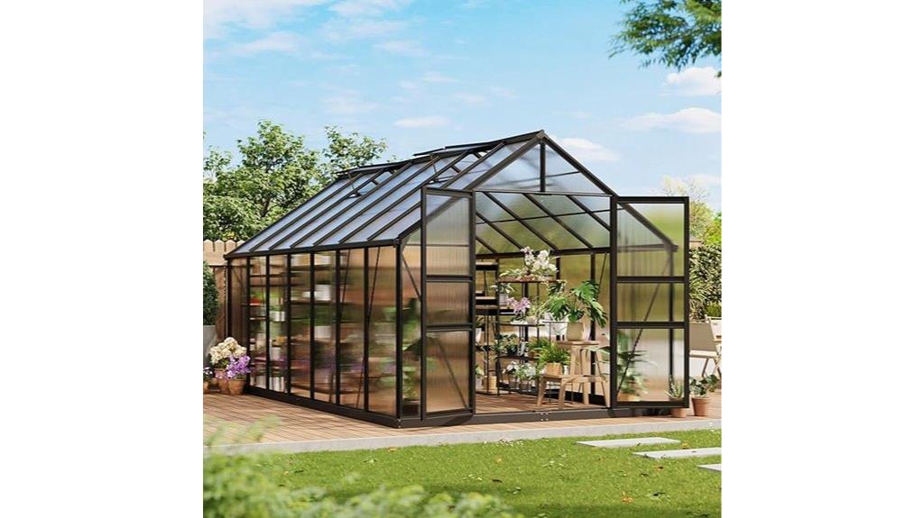 small aluminum greenhouse vent
