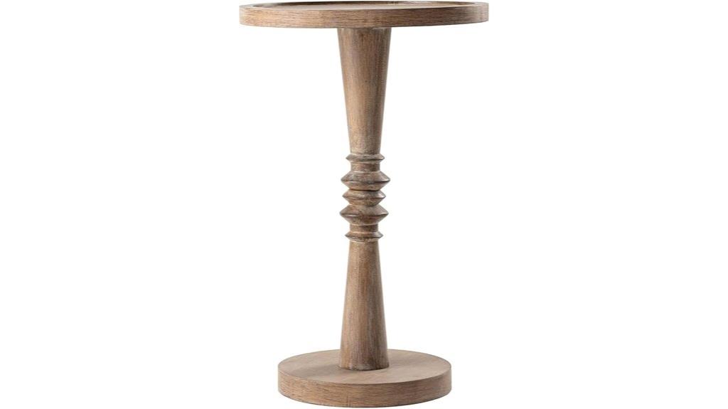 small farmhouse pedestal table