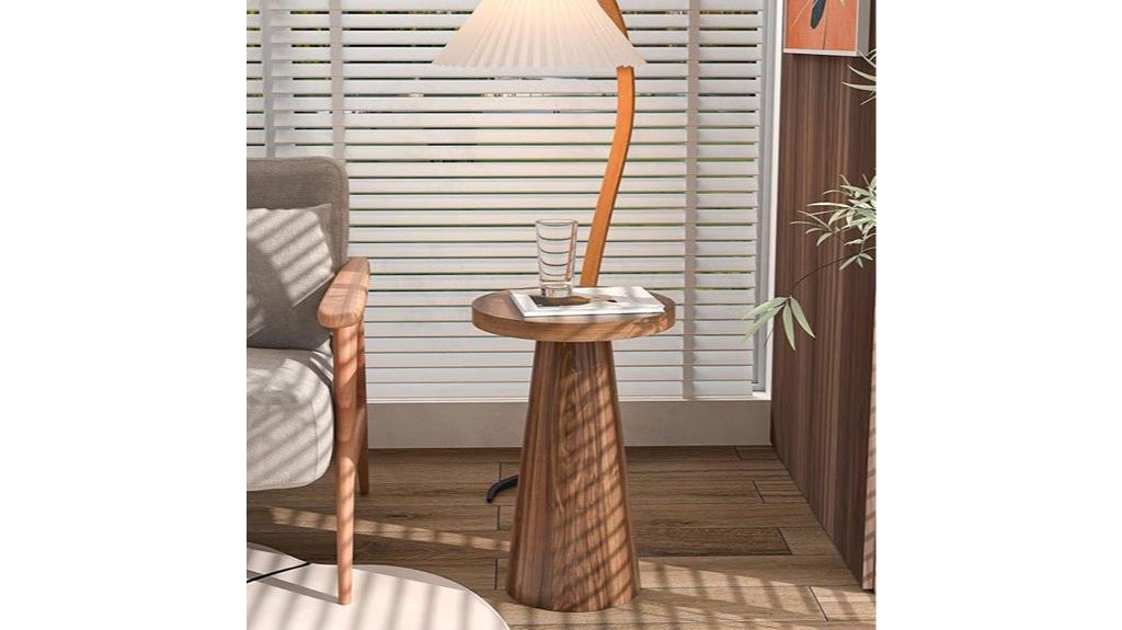 small round pedestal table