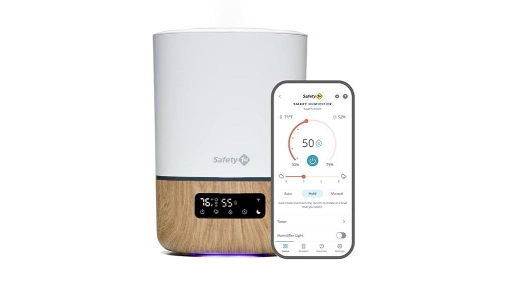 smart humidifier with safety