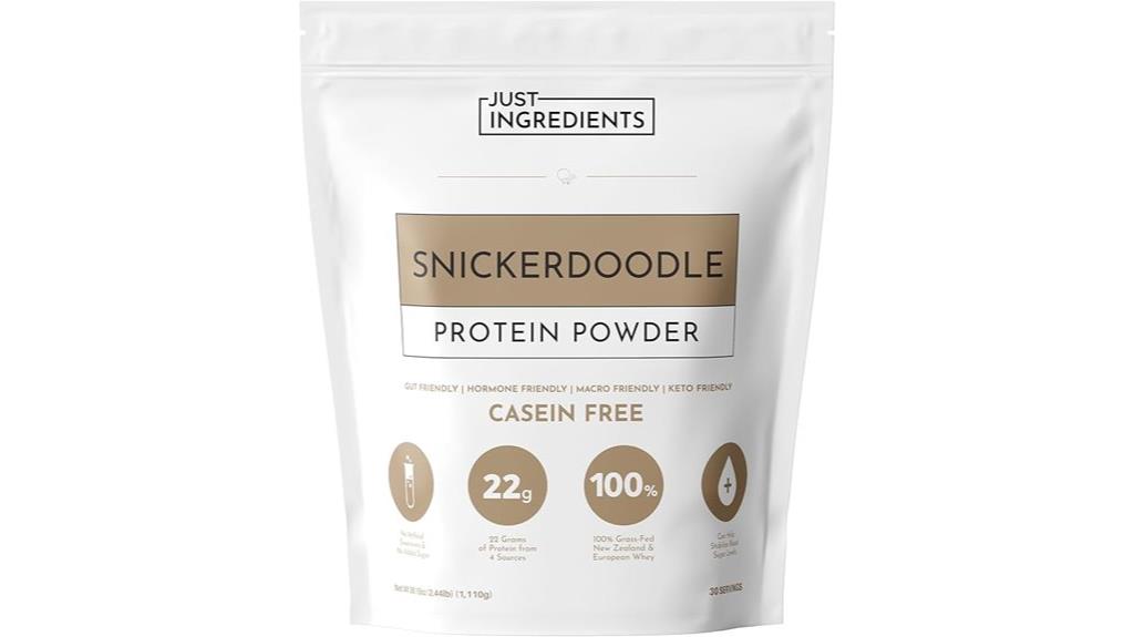 snickerdoodle flavor protein powder