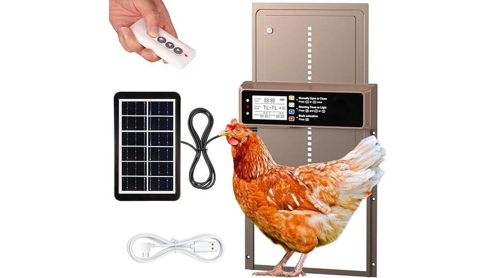 solar powered automatic door