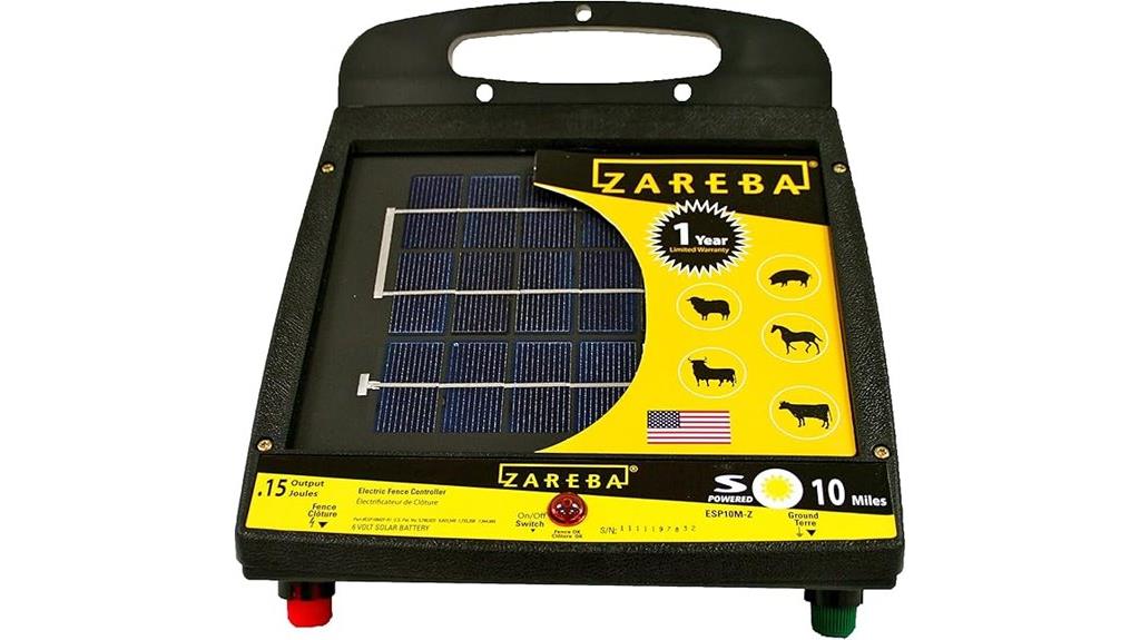 solar powered fence charger