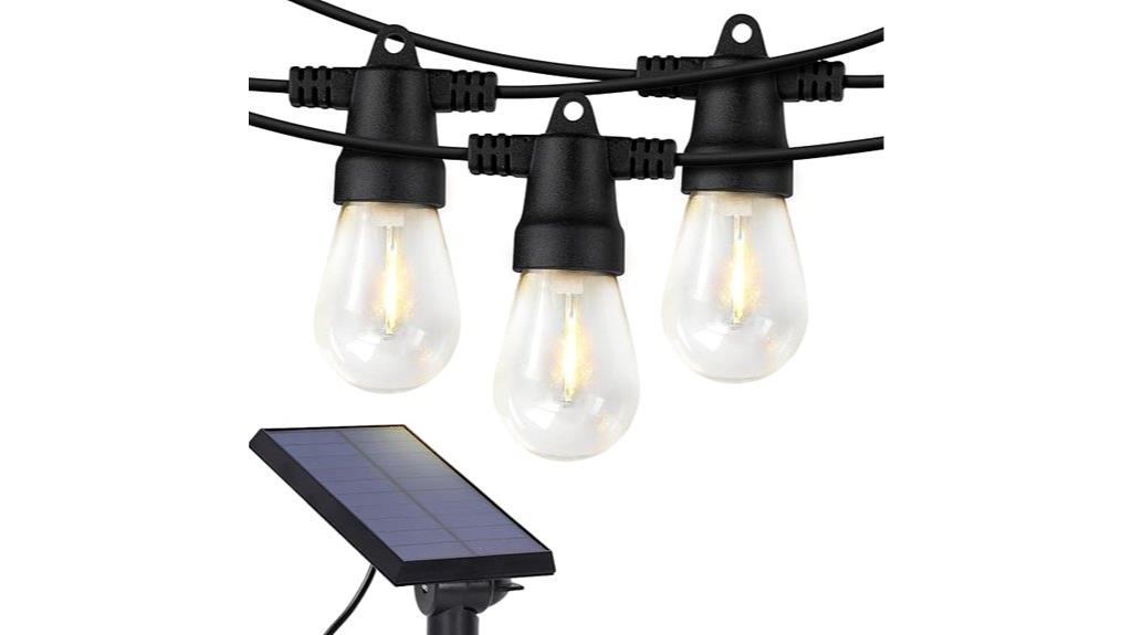 solar string lights 12 bulbs