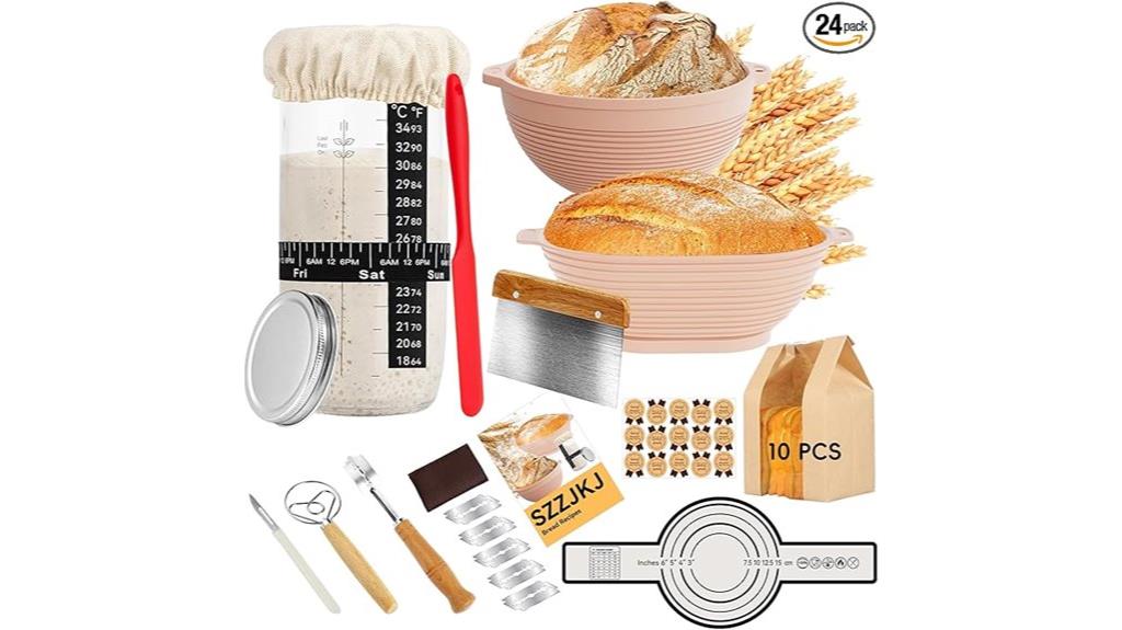 sourdough kit with baskets
