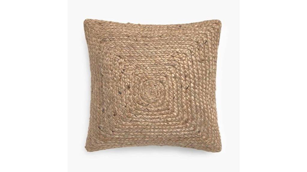 square jute cushion covers
