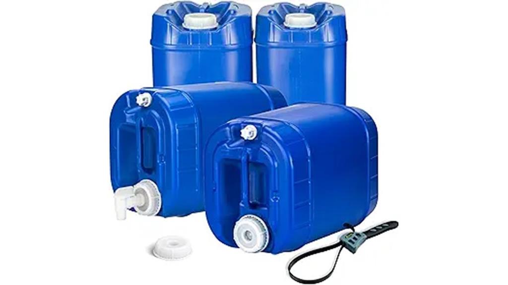 stackable 20 gallon water tanks