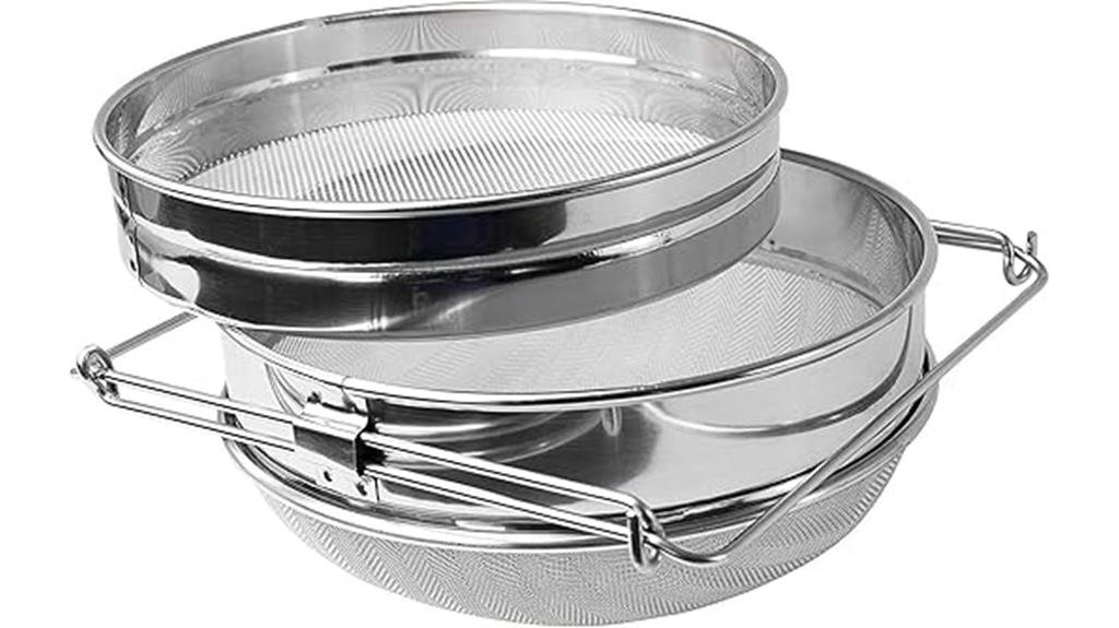 stainless honey strainer