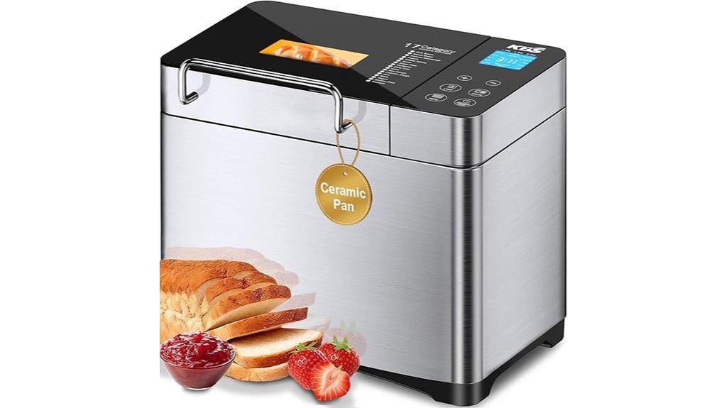 stainless steel bread machine