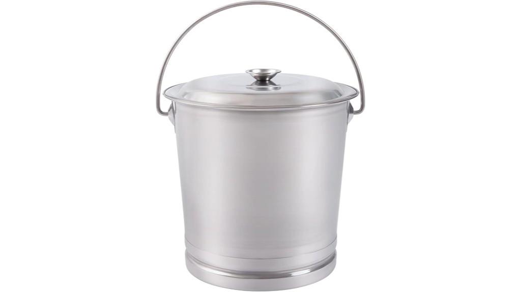 stainless steel compost bucket