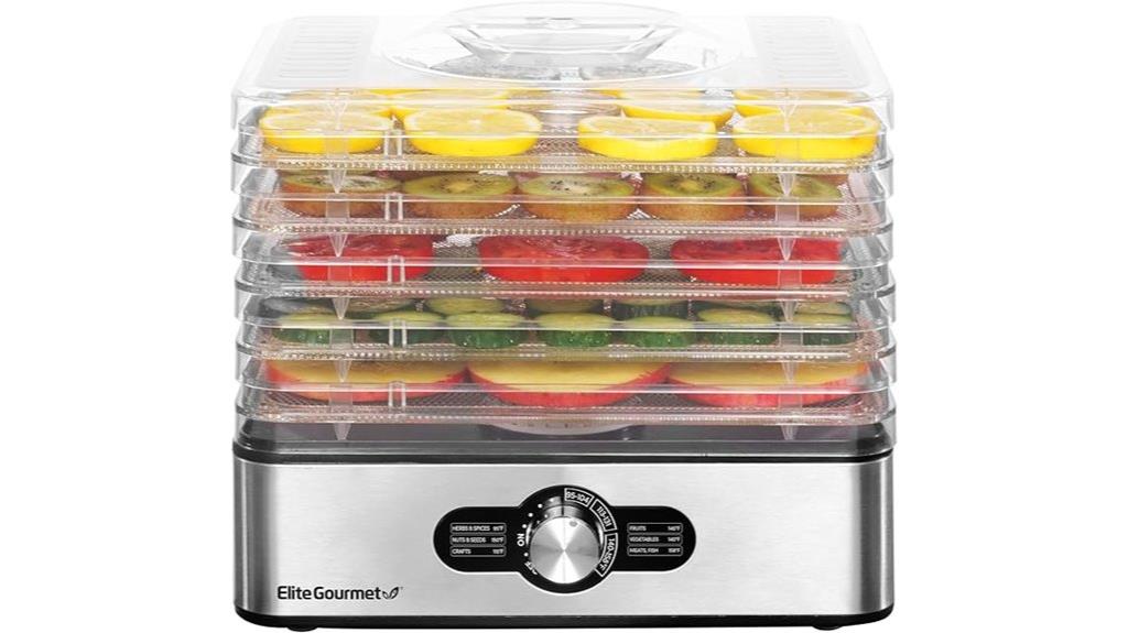 stainless steel food dehydrator