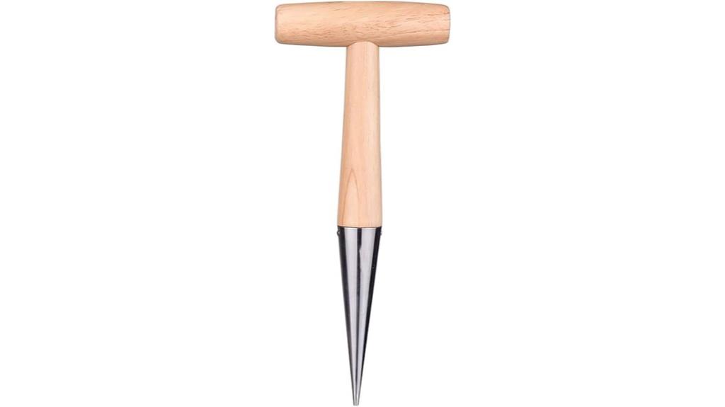 stainless steel garden dibber