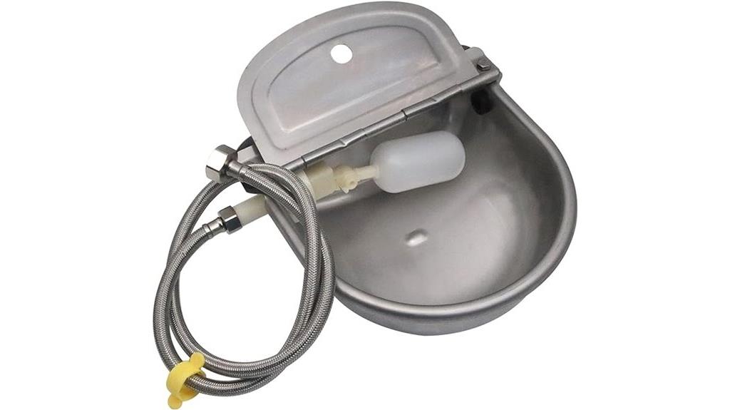 stainless steel livestock waterer