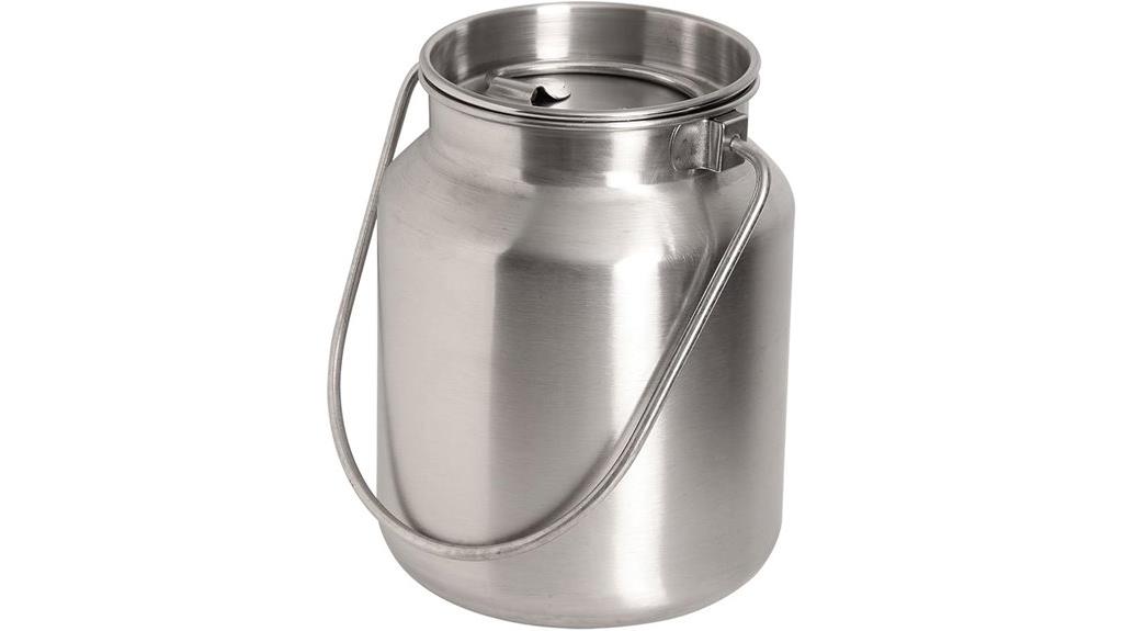 stainless steel milk jug