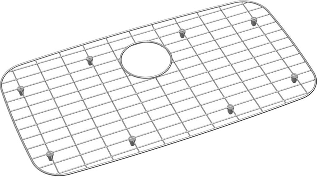 stainless steel sink grid