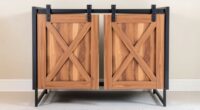 stylish barn door dog crates