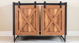 stylish barn door dog crates