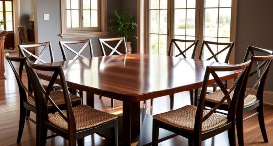 stylish comfortable cross back chairs