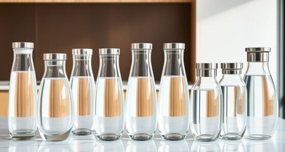 stylish functional glass carafes