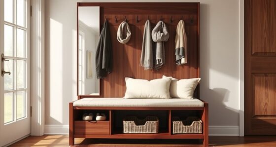 stylish functional hall storage