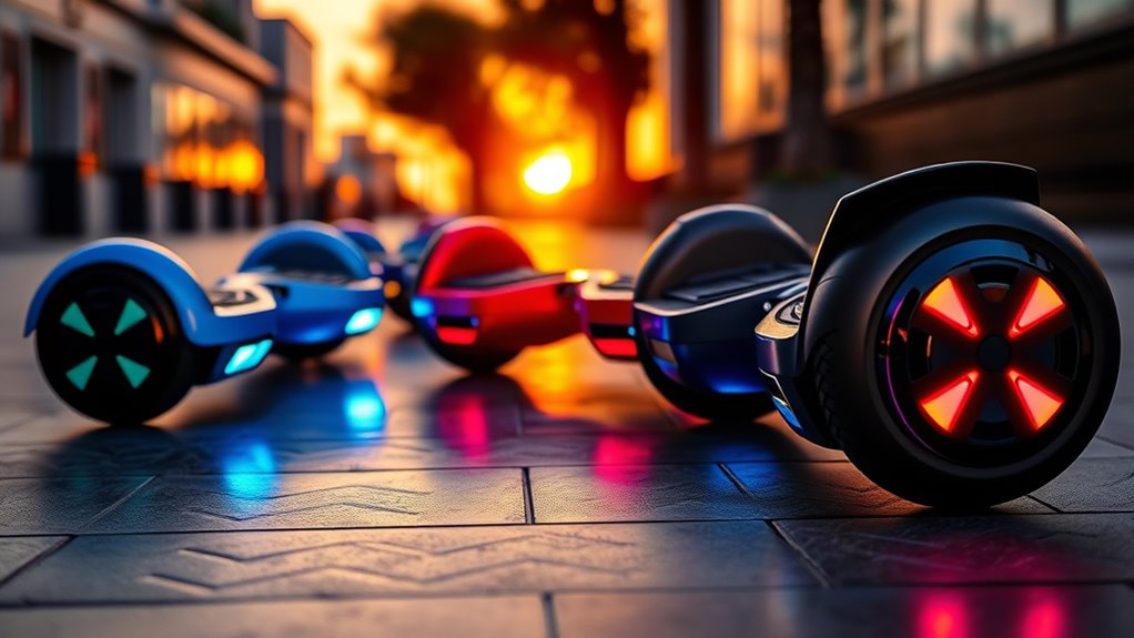 stylish hoverboards with speakers
