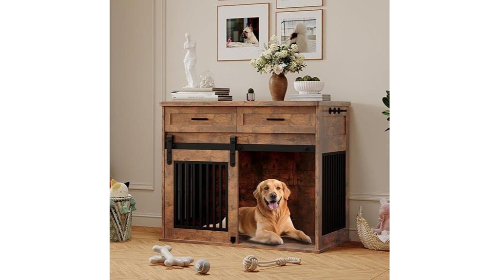 stylish sliding door crate