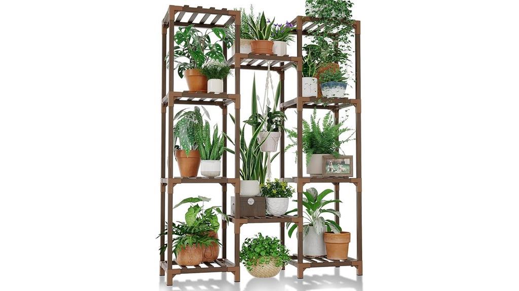 tall multi pot plant stand