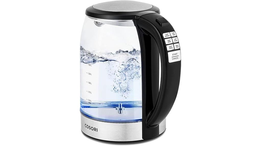 temperature controlled kettle presets