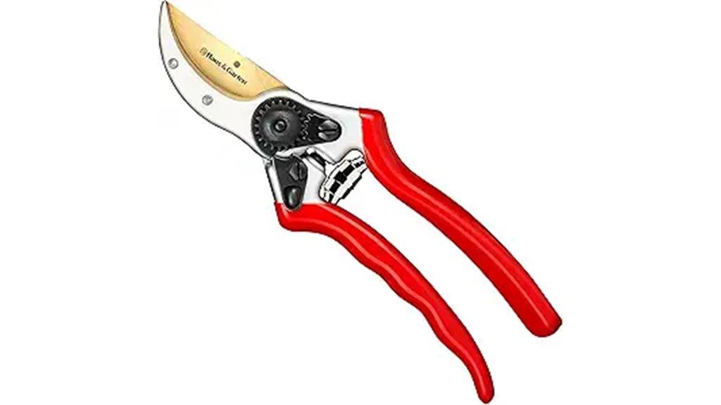 titanium bypass pruning shears