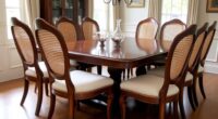 top cane back dining chairs