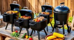 top charcoal grill smoke combos