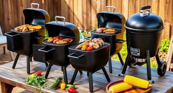 top charcoal grill smoke combos
