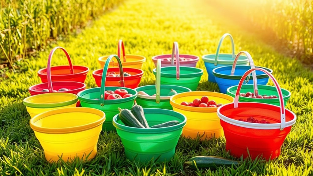 top collapsible harvest baskets