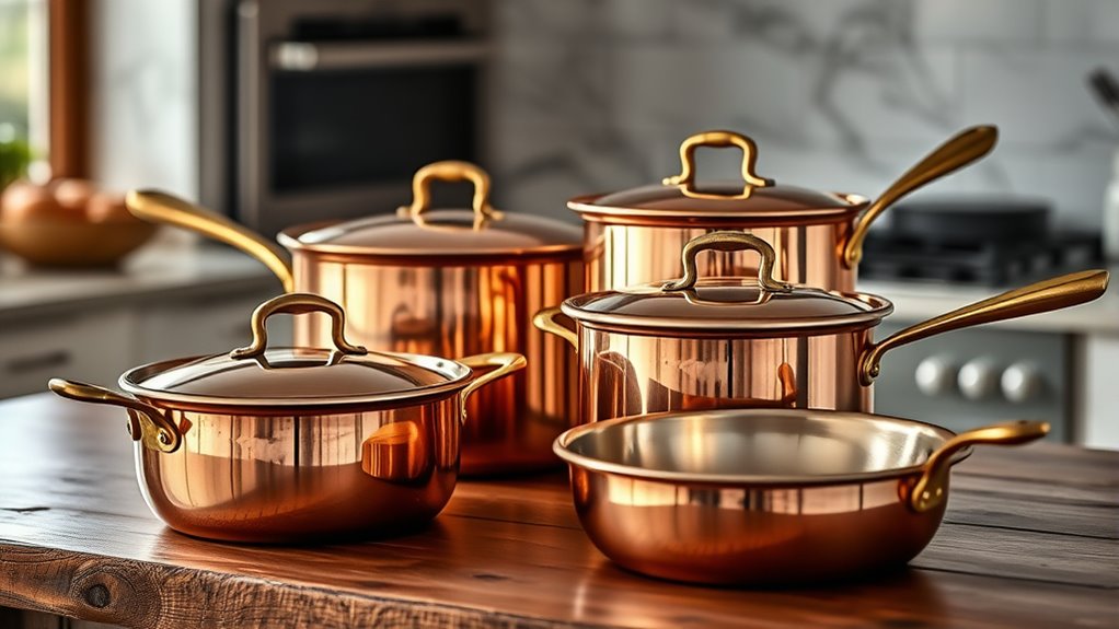 top copper cookware sets