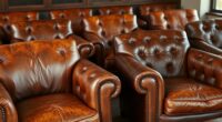top distressed leather club chairs