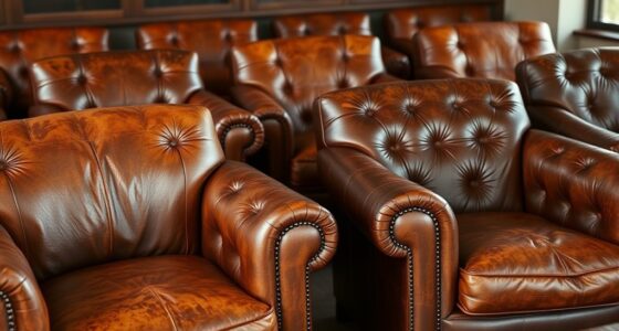 top distressed leather club chairs