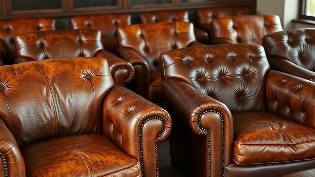 top distressed leather club chairs